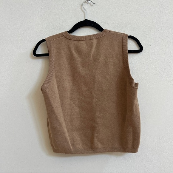 J. CREW Sweater shell in TENCEL lyocell blend  BX472 Camel - Picture 5 of 5